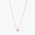 Floral Whirl Diamond Pendant with Chain and Earrings Set 2
