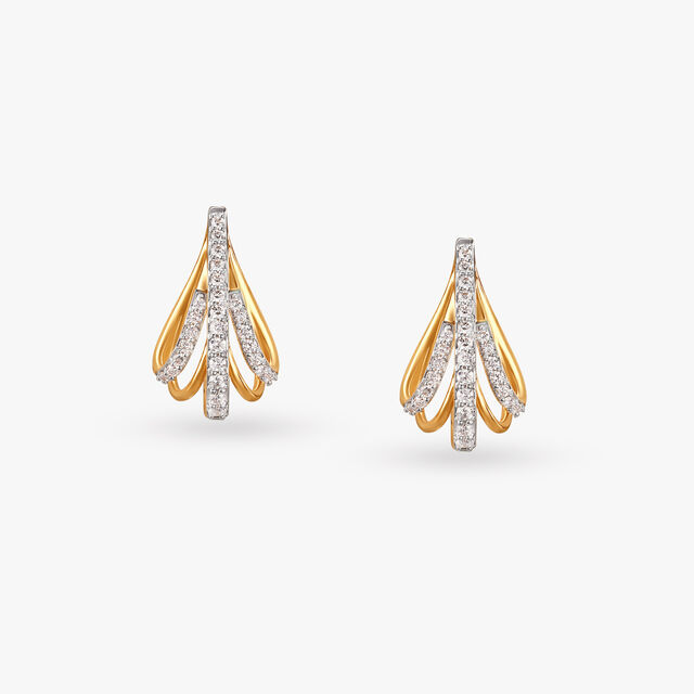 Sunlit Grace Diamond Pendant and Earrings Set 4