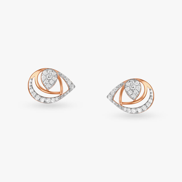 Ethereal Teardrop Diamond Pendant and Earrings Set 4
