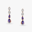 Classy Lariat Diamond Necklace Set 4