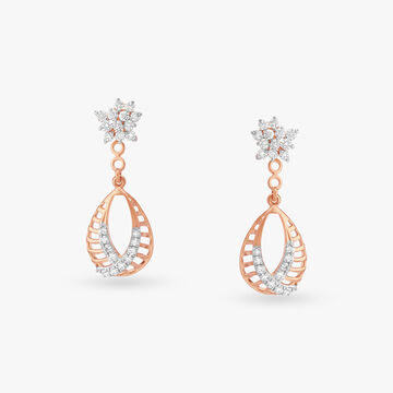 Versatile Diamond Drop Earrings