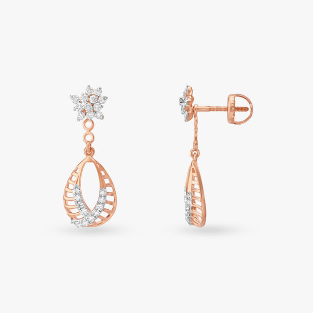 Versatile Diamond Drop Earrings 2