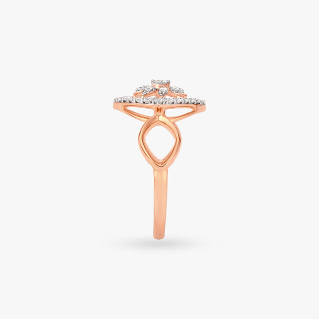 Elegant roseate Diamond Finger Ring