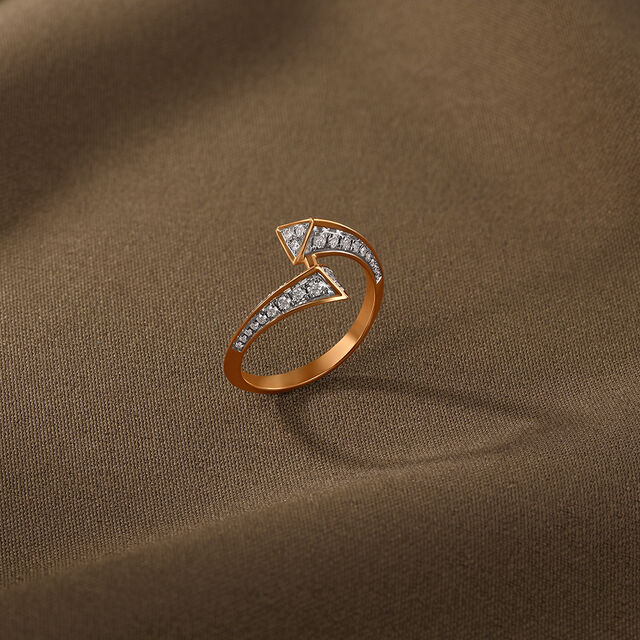 Sublime Crossover Diamond Ring 