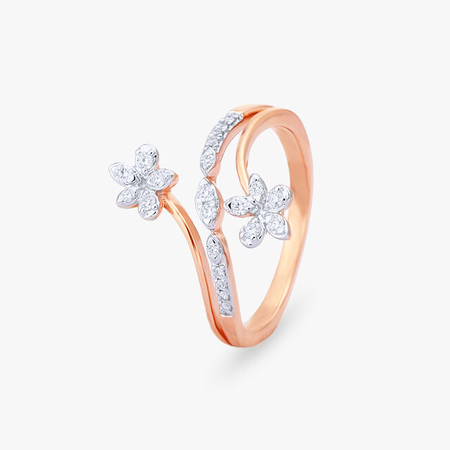 Blooming Radiance Diamond Finger Ring