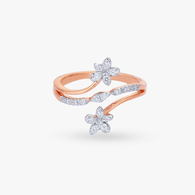 Blooming Radiance Diamond Finger Ring