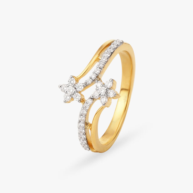 Floral Fantasy Diamond Finger Ring