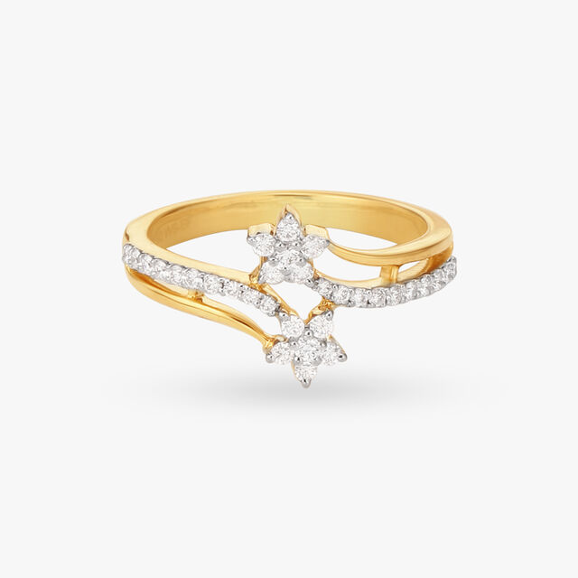 Floral Fantasy Diamond Finger Ring