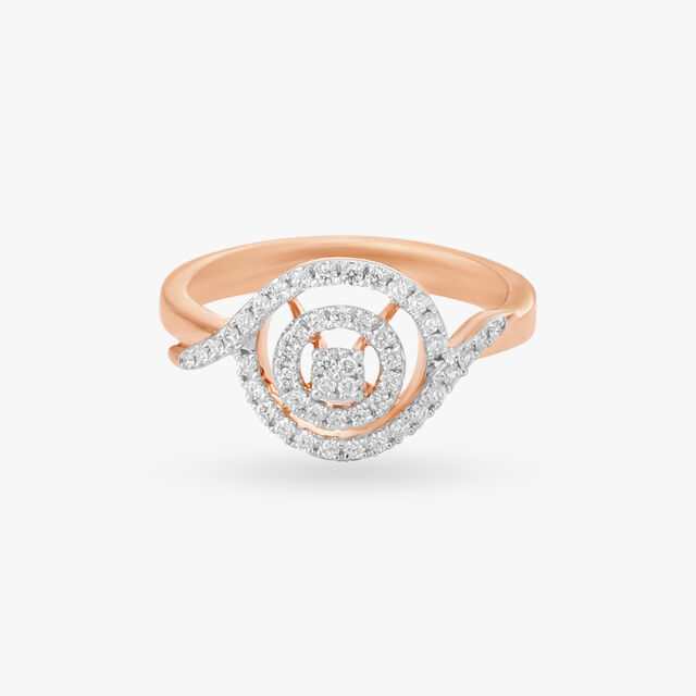 Orbiting Elegance Diamond Finger Ring