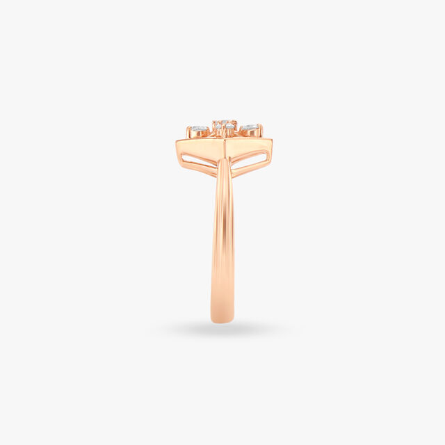 Glam Geometric Diamond Ring