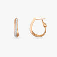 Chic Shine Diamond Hoop Earrings 2