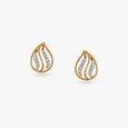Radiant Wave Diamond Pendant and Earrings Set 4