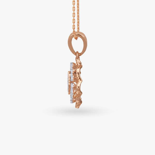 Modern Glamour Diamond Pendant and Earrings Set 3