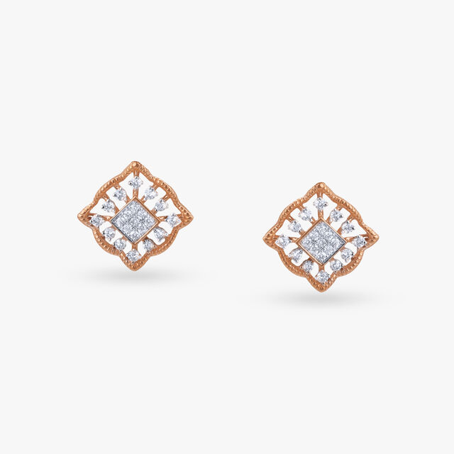 Modern Glamour Diamond Pendant and Earrings Set 4