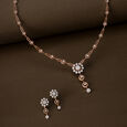 Enchanted Bloom Diamond Necklace Set 