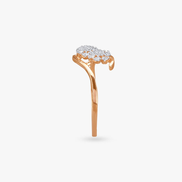 Blossoming Elegance Diamond Finger Ring 3