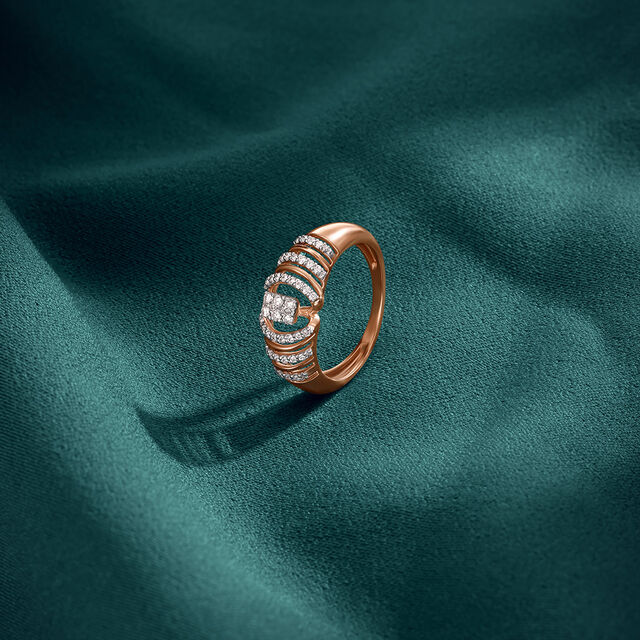 Celestial Gleam Diamond Finger Ring 