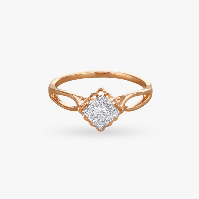 Vintage Charm Diamond Finger Ring 2