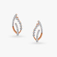 Modern Sophistication Diamond Hoop Earrings 3