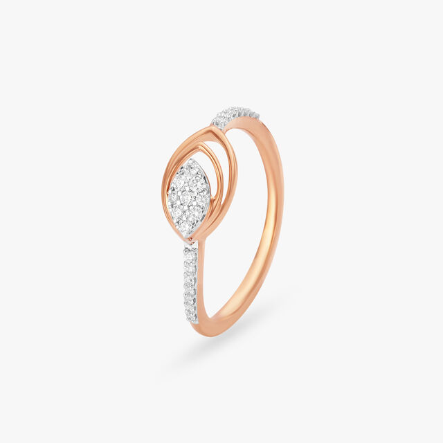 Lotus Delight Diamond Finger Ring