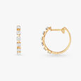 Glitterati Band Hoop Earrings 3