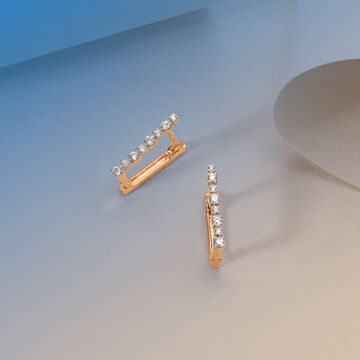 A Fine Edge Hoop Earrings