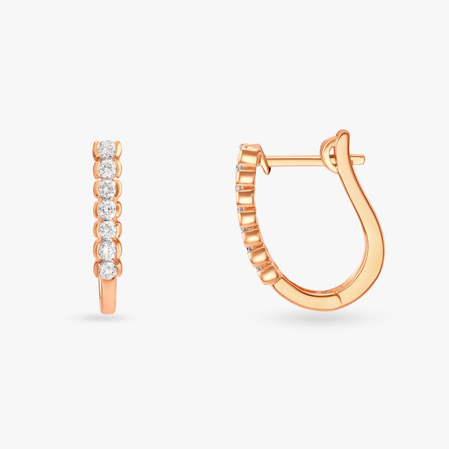 Subtle Glam Hoop Earrings 2