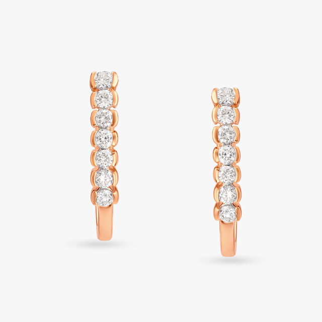 Subtle Glam Hoop Earrings 3