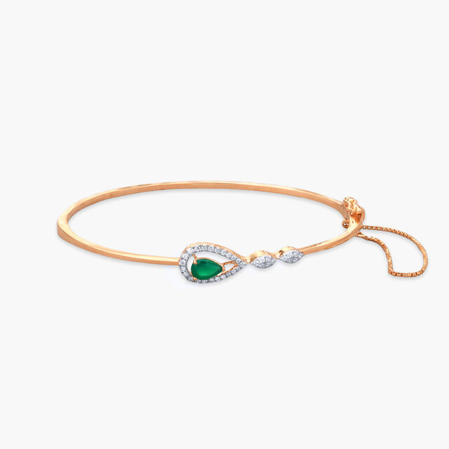 Midnight Allure Diamond Bangle 