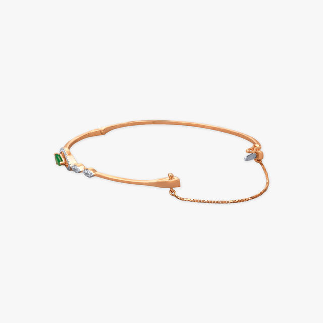 Midnight Allure Diamond Bangle 2