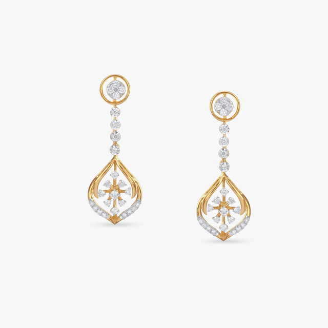 Timeless Bond Diamond Drop Earrings 