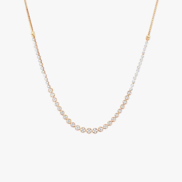 Haloed Radiance Diamond Necklace