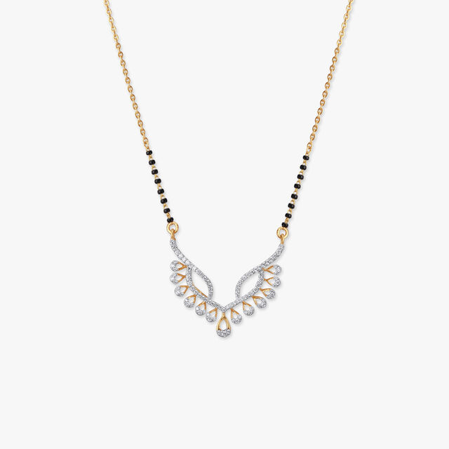 Graceful Gleam Diamond Mangalsutra