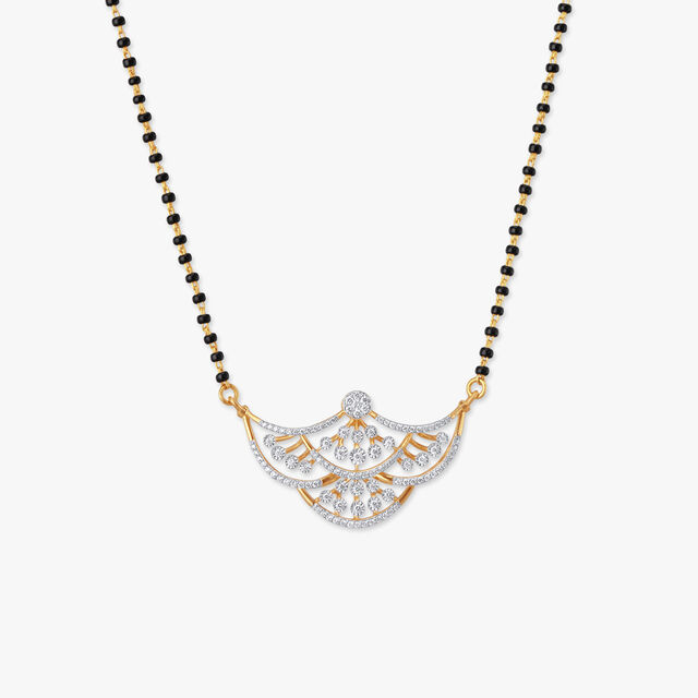 Elegant Cascade Diamond Mangalsutra