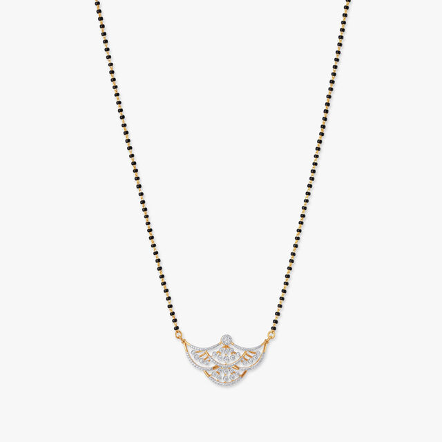 Elegant Cascade Diamond Mangalsutra