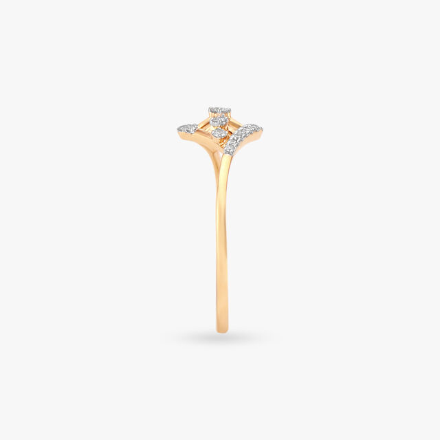 Dainty Shimmer Diamond Ring