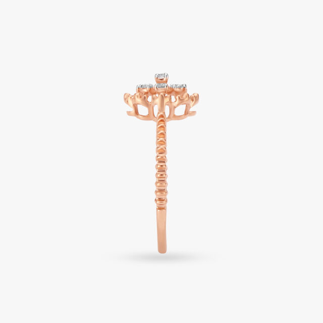 Evergreen Floral Diamond Ring