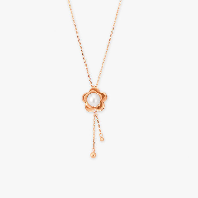 Pearl Droplet Pendant with Chain