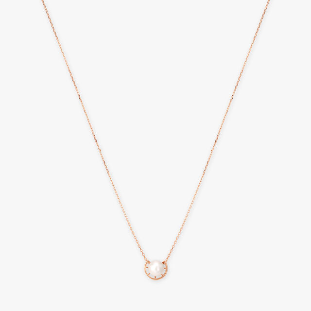 Orbital Pearl Pendant with Chain
