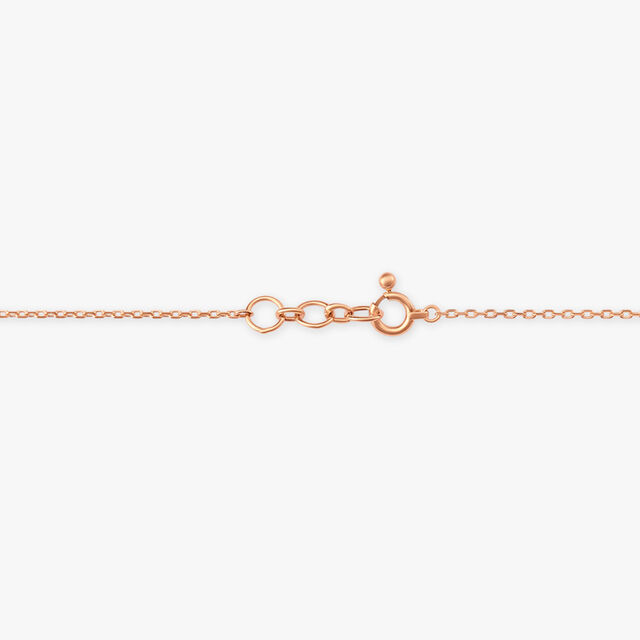 Crescent Pearl Pendant with Chain