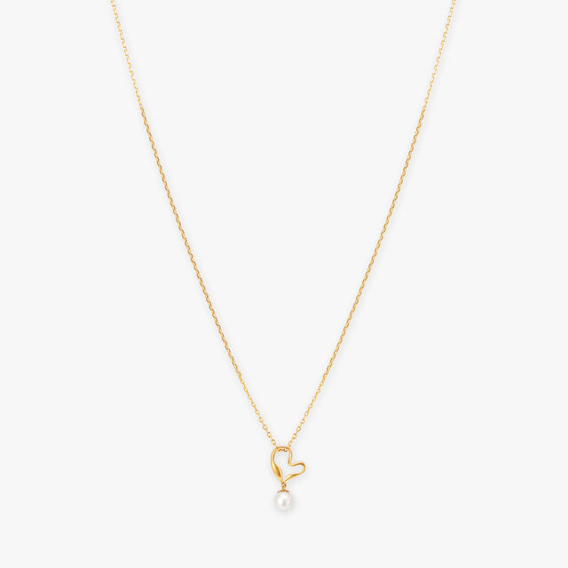 Whimsical Pearl Pendant with Chain