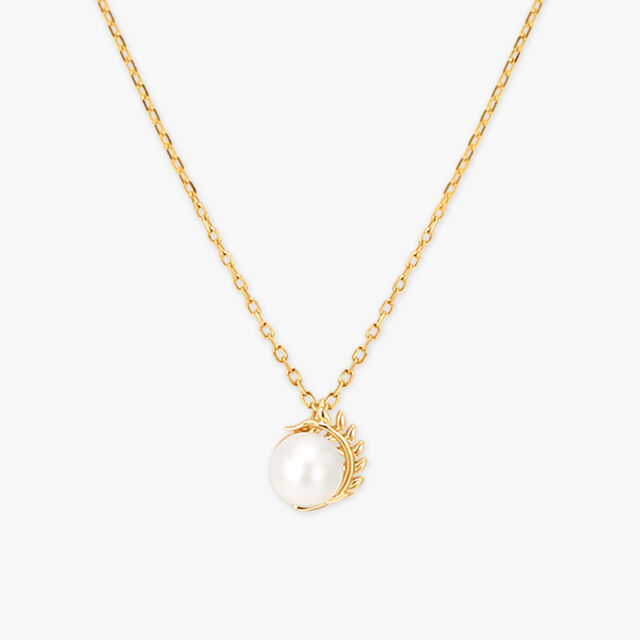 Celestial Pearl Pendant with Chain