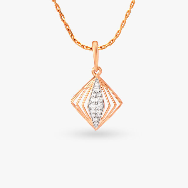 Artistic Intrigue Diamond Pendant 