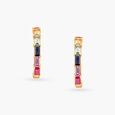 Rainbow Symphony Stud Earrings 