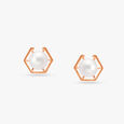 Suave Pearl Stud Earrings 