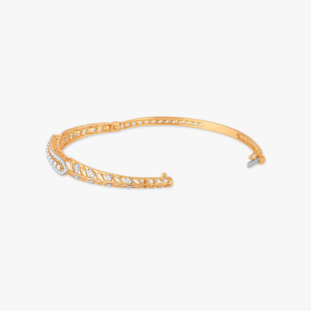Geometric Diamond Bangle 2