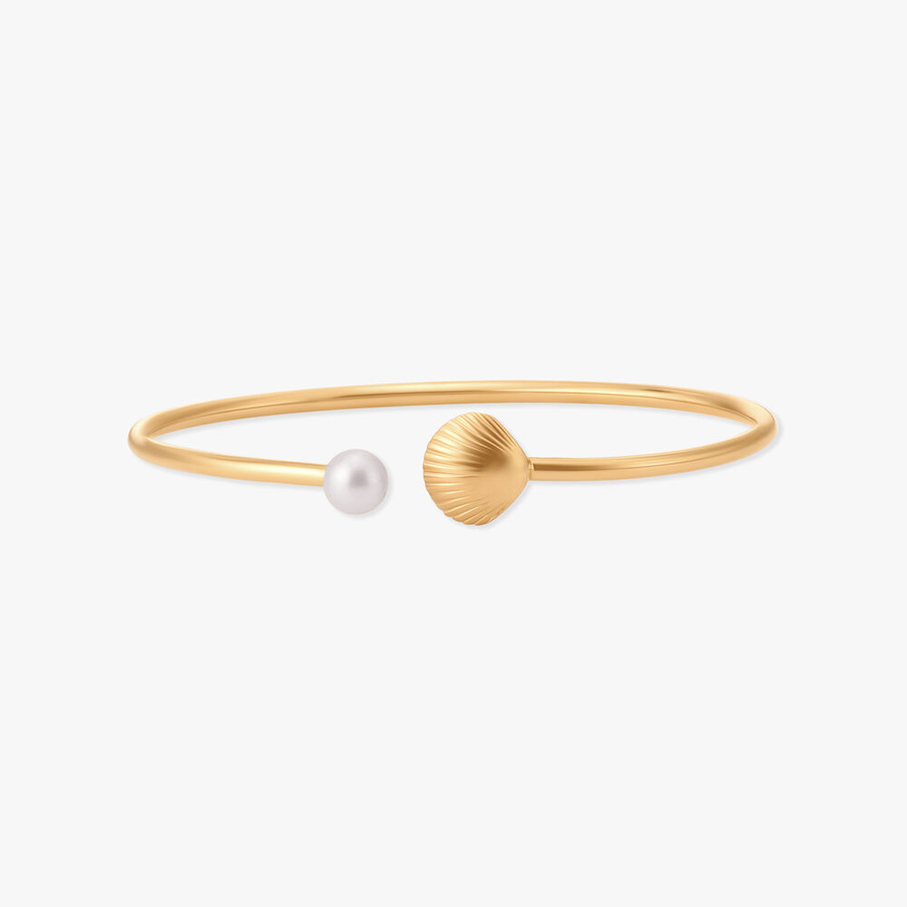 Buy Seashell Pearl Bangle at Best Price Tanishq US