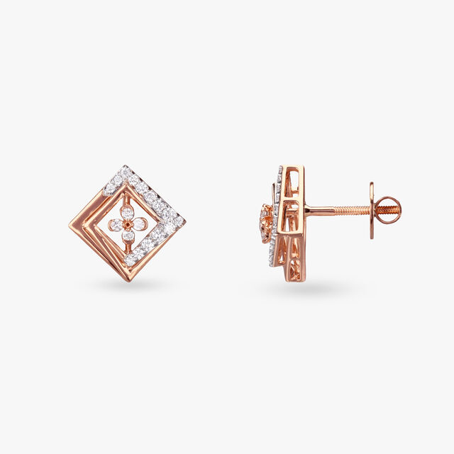 Contemporary Charm Diamond Pendant and Earring Set 5