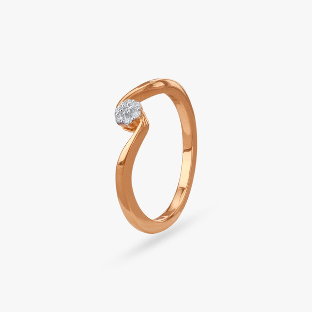 Delicate Charm Diamond Finger Ring 