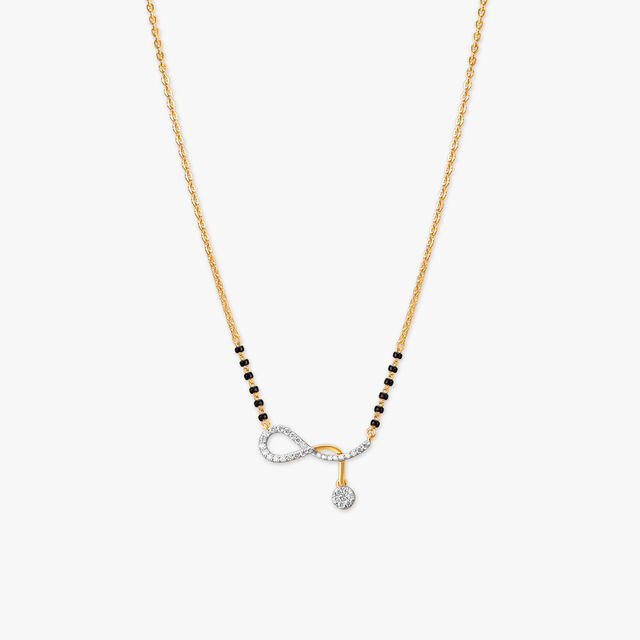 Infinity Charm Diamond Mangalsutra 2